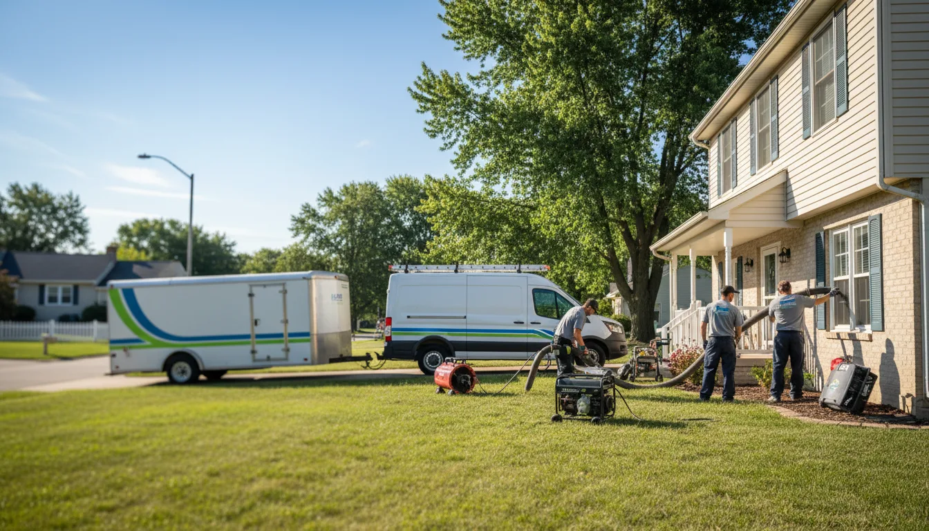 Flooded Basement Restoration And Cleanup With Repair in Conesville, OH near me